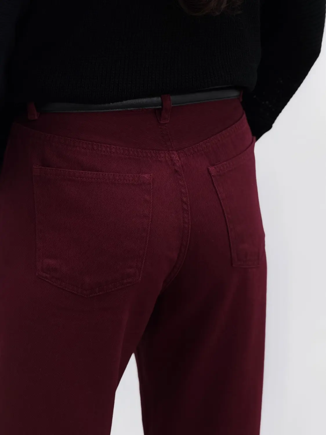 شلوار چیل کات لایوسل زرشکی